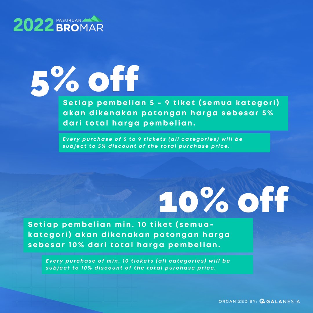 Bromo Marathon tweet media