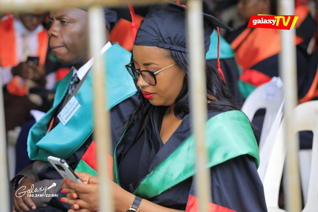 CampusTrendUG's tweet photo. UPDATE: Today, Makerere University graduates 5 PhDs, 52 Masters, 66 post graduate diplomas and over 1200 undergraduate students.
Day 2 of #Mak72ndGrad 
📸 @GalaxyFMUg https://t.co/g2pfOZhyoX
