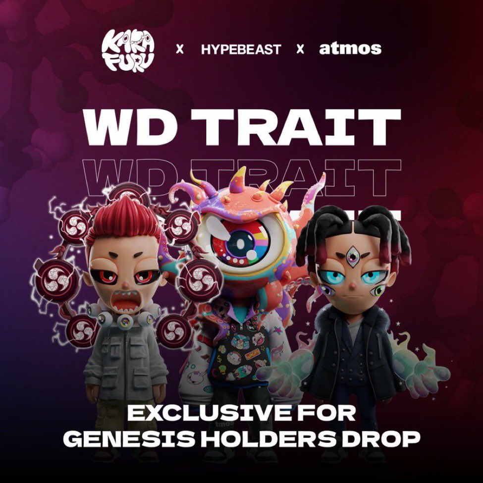 NFTInTheNow's tweet photo. Calling all Genesis Holders 🗣

As a token of gratitude, WD Willy trait will be exclusive to genesis holders only 👁 @KarafuruNFT 

Follow @NFTInTheNow for more updates 

#NFTCommunity #NFT #NFTProjects https://t.co/7HdishE4pO