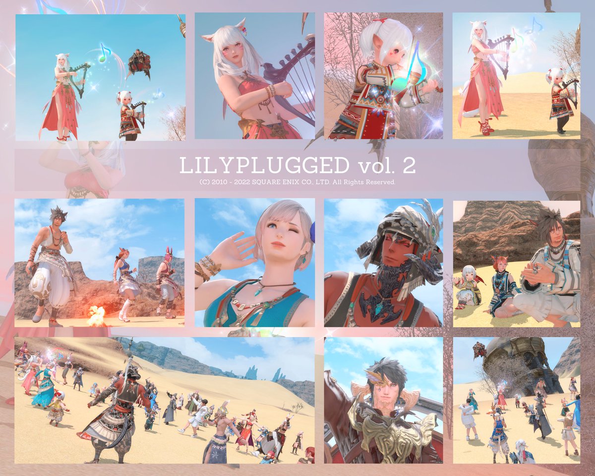 monimoni_FF14's tweet photo. ✨大盛況御礼✨
占いリリーコーラル×UNPLUGGED 第2弾コラボイベント
「大地の祝福 LILYPLUGGED vol. 2 ～サゴリーの豊穣祭～」

今回カメラマンとしてお手伝いさせていただきました！
当日の会場の雰囲気をまとめてみたので、ぜひご覧くださいませ！

#LILYPLUGGED #FF14 https://t.co/YtpybhmoJ8