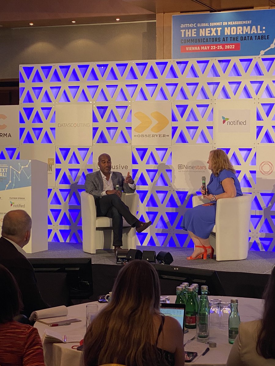 Proud to have <a href="/Omnicom/">Omnicom</a> Chris Foster on the <a href="/AmecOrg/">AmecOrg</a> stage in Vienna hosted by <a href="/OBSERVER1896/">»OBSERVER«</a>