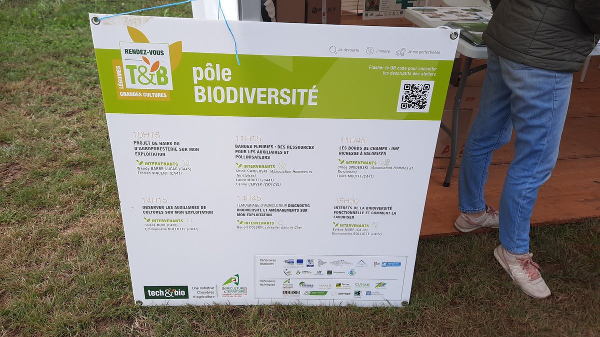 mure_solene's tweet photo. On est prêt sur le pôle biodiversité en tech'n bio..
N'hésitez pas à venir voir nos différentes interventions 

@chambagri28 @ChambagriCvl @HTerritoires https://t.co/WP3IUkb7xn