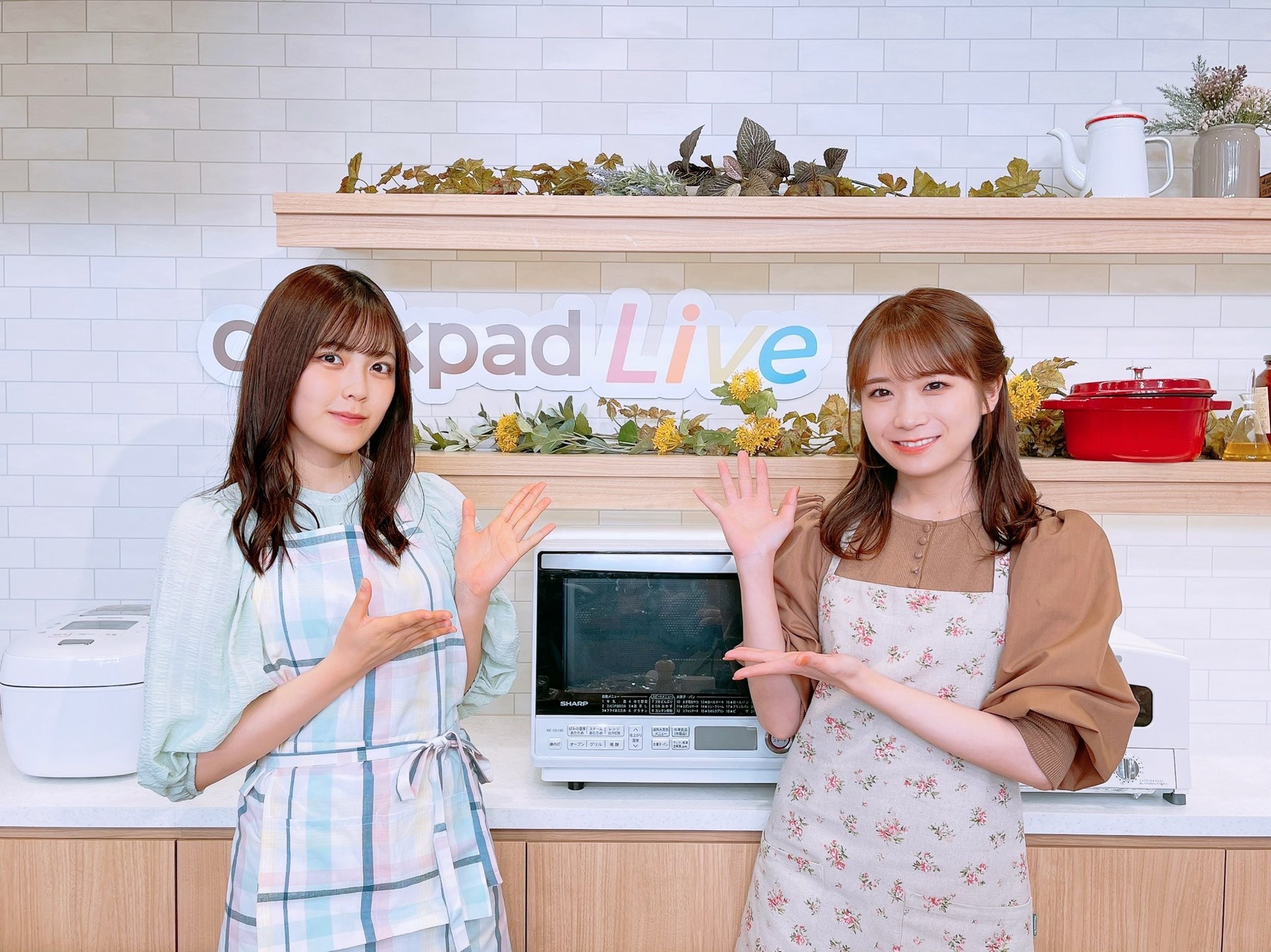 秋元真夏 Cookpad live ポストカード NATSLIVE 今夜、まなつと何食べる？ | ライブ配信型ファンメディアNATSLIVE