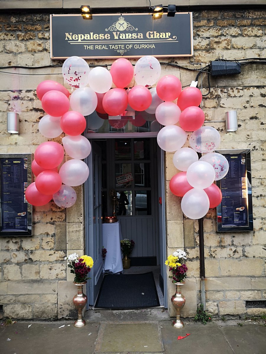 Last night the new Vanda Ghar Nepalese restaurant opened in #Stamford with a 5 course fundraiser for #Ukraine️ 
We hear from the owner and <a href="/OldStamfordian/">Old Stamfordians</a> <a href="/JohnnyFennPhoto/">Johnny Fenn</a> next who has work from Nepal displayed on the walls