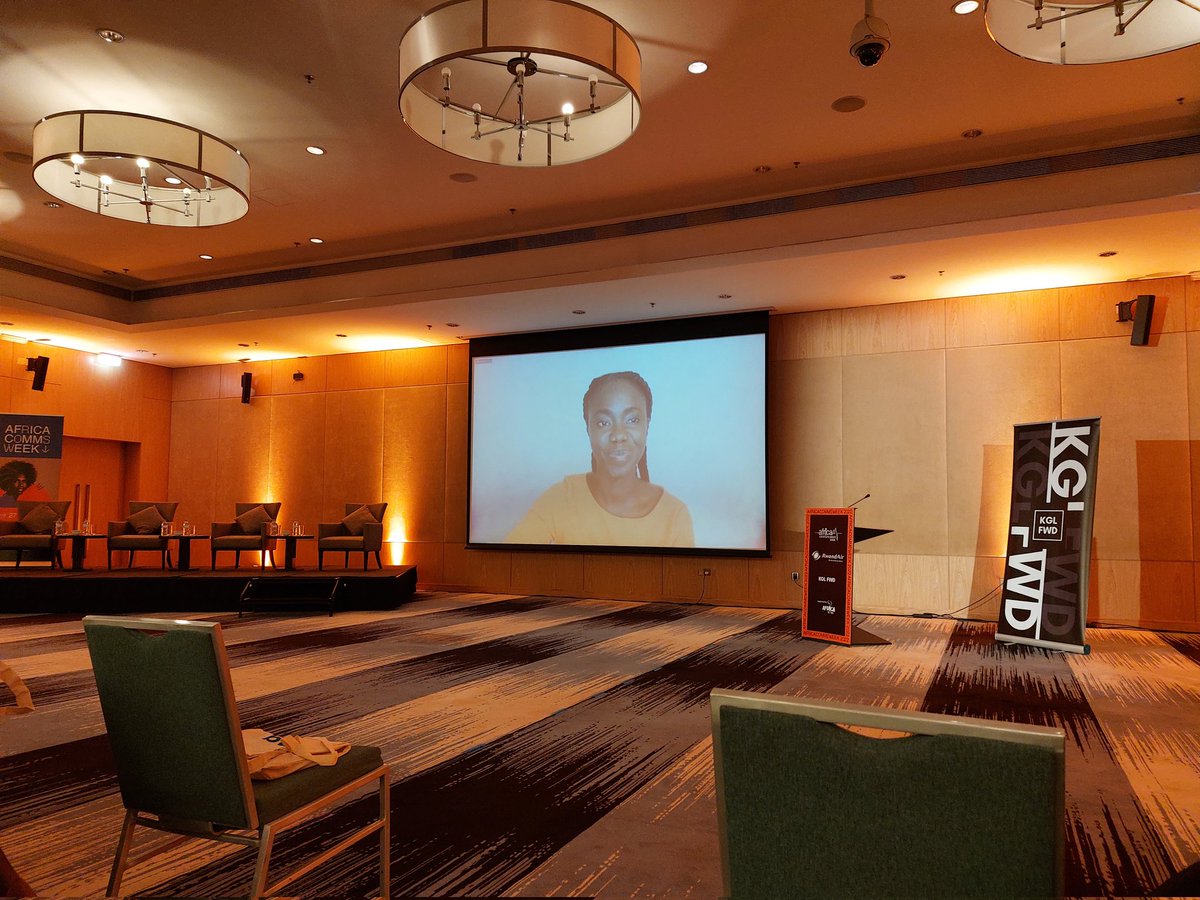 eeloom's tweet photo. day 2 of @AfricaCommsWeek has begun! #AfricaCommsWeek https://t.co/M8XSWPrqdt