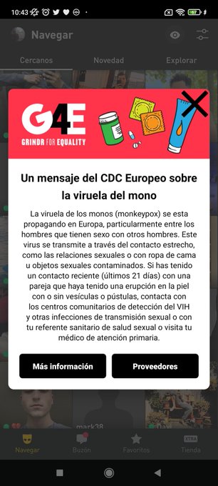 El mensajito de grindr https://t.co/ugoBjnoWGk