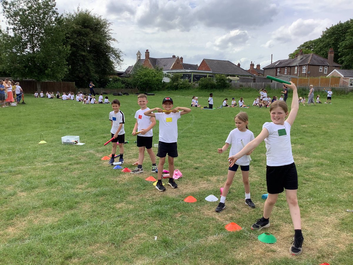 Year 3 / 4 Sports Day in action.
