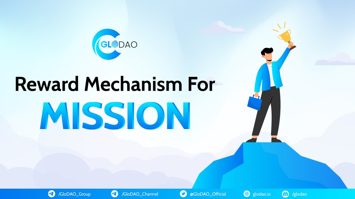 GloDAO_Official's tweet photo. 💰Mission Reward Mechanism of GloDAO💰

Read our full article here👉https://t.co/JBdGclVwbW

#glodao #defi #dao #blockchain https://t.co/UGffshuWjd