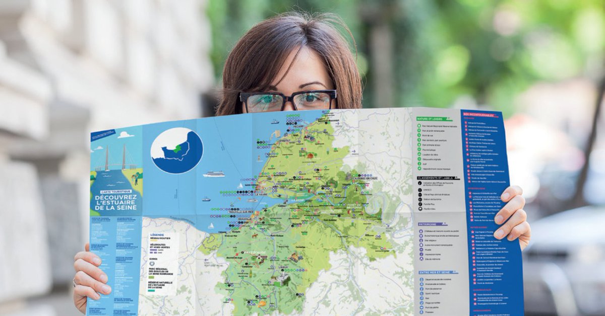 estuaire_seine's tweet photo. "Découvrez l'estuaire de la Seine", une #carte pour découvrir les richesses touristiques des deux rives ! 

Elle vous permettra d'explorer un #territoire touristique majeur aux multiples facettes #gastronomie #patrimoine #nature #architecture #art 😄👍

https://t.co/BCDIO2roLs https://t.co/oKCm4VLNLz
