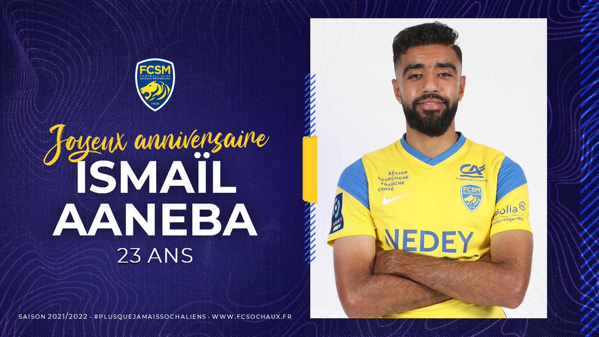 FCSM_officiel's tweet photo. 🎂🎉 On souhaite tous un joyeux anniversaire à @AanebaIsmail, qui fête aujourd'hui ses 23 ans ! https://t.co/Q1GImG5PHp