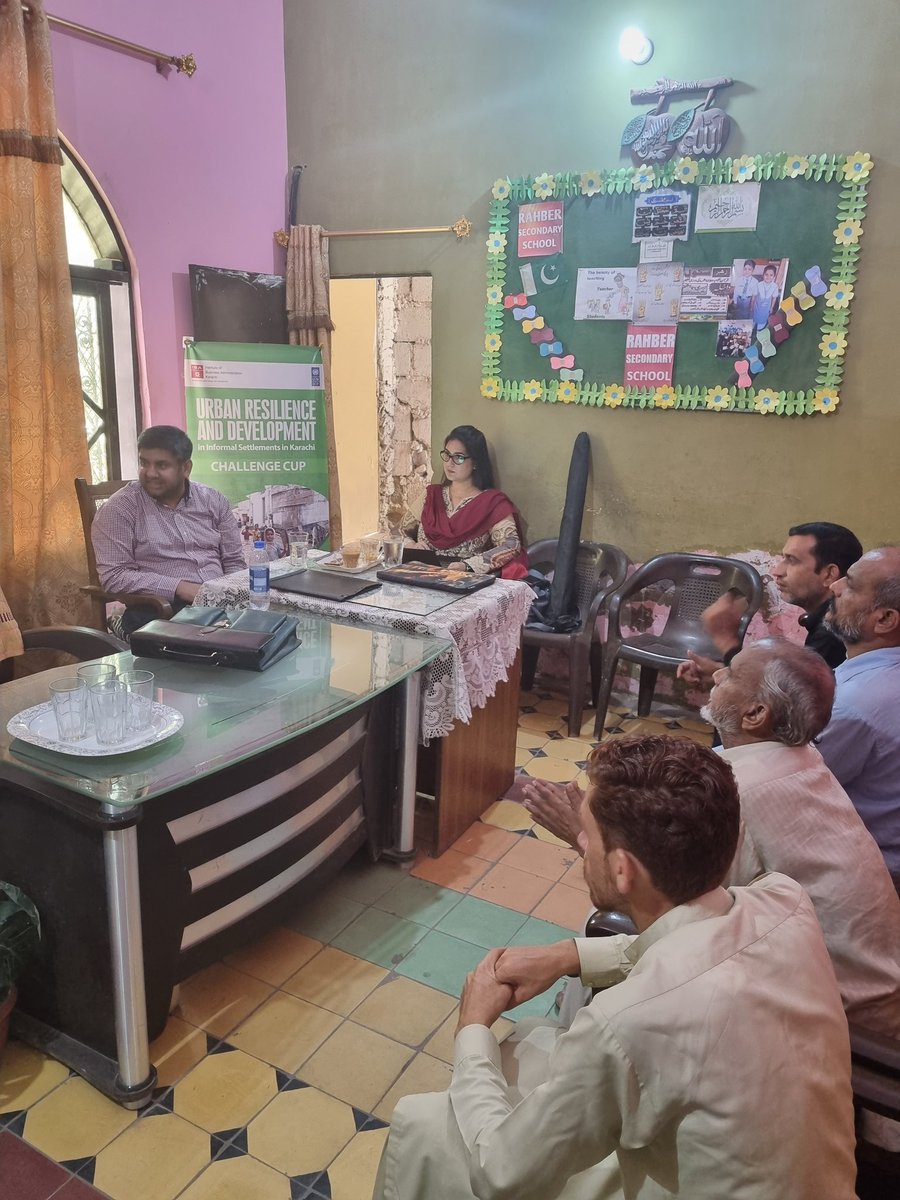 haider_miraj's tweet photo. Ideation Cmp for #AzamBasti kicked off today. Looking forward for brilliant ideas in domain of women Livelihood and Access to Clean Water in 2nd Challenge Cup on Friday
@ibakarachi @UNDP_Pakistan @City4AllKhi
#LeaveNoOneBehind #ForPeopleForPlanet #Letssolvetogether #SabkaKarachi https://t.co/UKcGvQSlNP