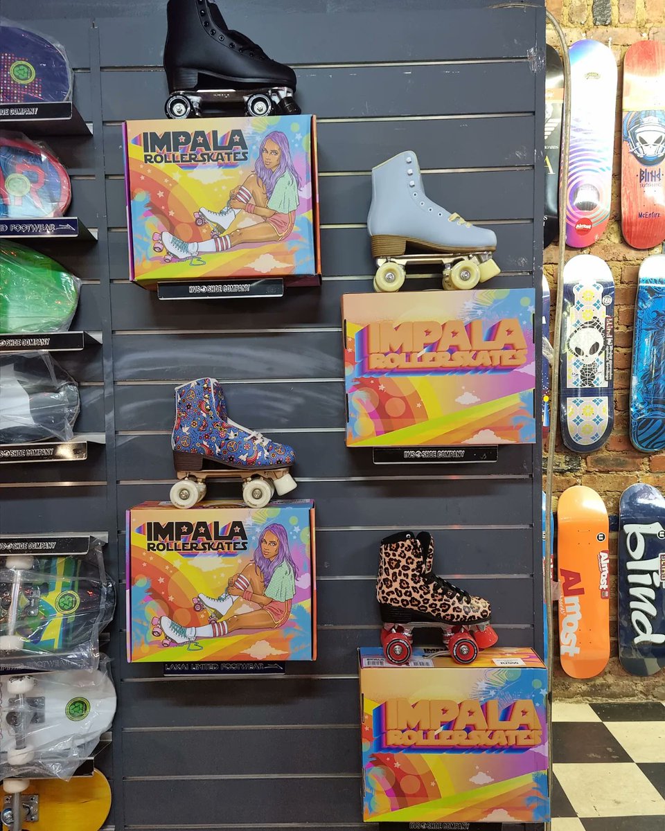 ThrashersSkate's tweet photo. We're super stoked to stock these Impala Derby Skates. Going for R2000.00 we've got from size UK 4 and up. Pull through and check out the cool designs.

#ThrashersSkatepark https://t.co/vpE2TRajb1