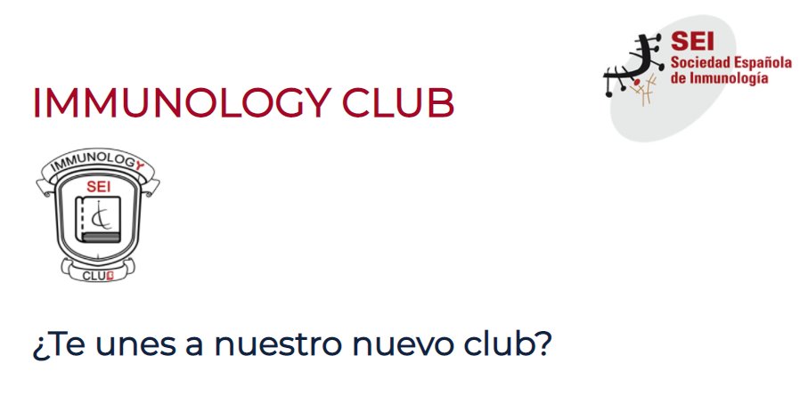 XV sesión del #Immunology Club
🔸 Enfocada al aprendizaje y a la discusión con los más jóvenes para hacer una lectura crítica de artículos de #investigación 
Contaremos con <a href="/mebottazzi/">Maria Elena Bottazzi</a>, doctorada en #Microbiologia
📅 Os esperamos el 25 de mayo a las 16h 
ow.ly/achU50Jfi0f