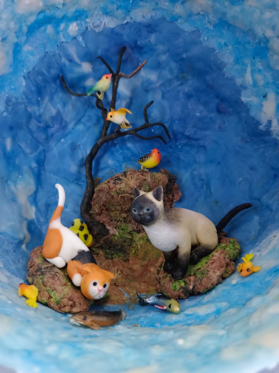 New Drop: Clay Animals #2
An imaginary space for two little cats.
I hope you love them both.😺💕😸
On Opensea. 🐦🐠🕊️🐟🦜
opensea.io/assets/matic/0… via <a href="/opensea/">OpenSea</a>
 #NFT #NFTs #nftart #NFTCommmunity #NFTcollections #OpenSeaNFT #PolygonNFT #Polygonhttps