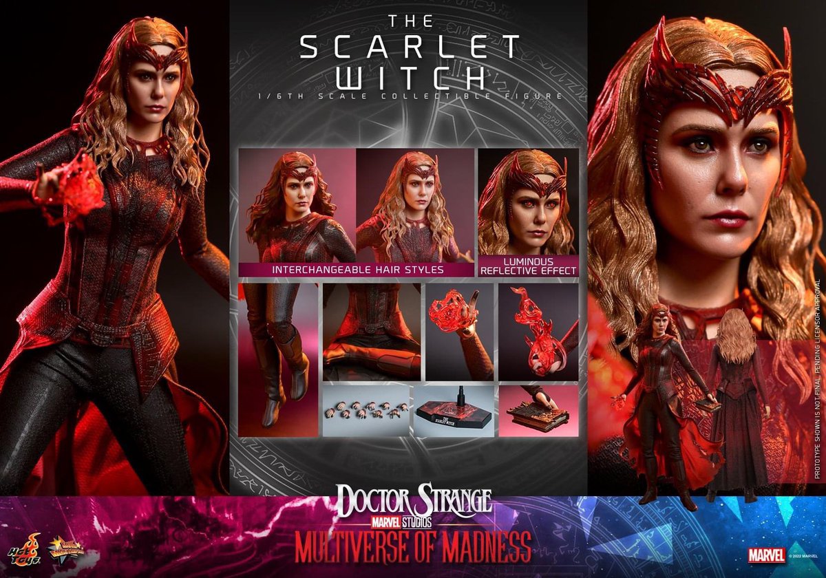 【ムービー・マスターピース】ドクター・ストレンジ／MoM スカーレット・ウィッチ ホットトイズ新作！スカーレット・ウィッチ ドクターストレンジ