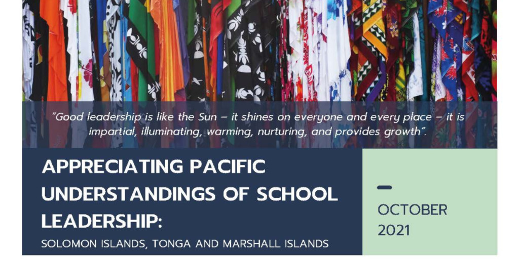 How can we listen to communities in the Pacific and privilege indigenous concepts of educational leadership? Find out more here 👇:
dlprog.org/publications/o…
Part of the DLP research project by <a href="/dfaavae/">David T. M. Fa'avae</a> &amp; the rest of the research team <a href="/UniSouthPacific/">The University of the South Pacific</a> &amp; <a href="/WellingtonUni/">WellingtonUni</a>