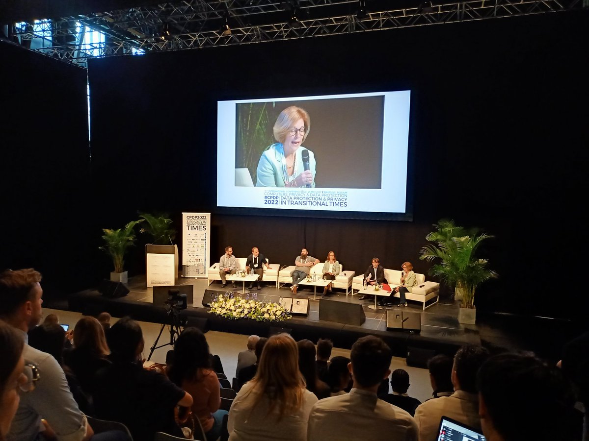 TCrepax's tweet photo. "The tech community needs to realize that they are a regulatory community"

Our precious @l_dallacorte at #CPDP2022 https://t.co/xfvM3jbwwY