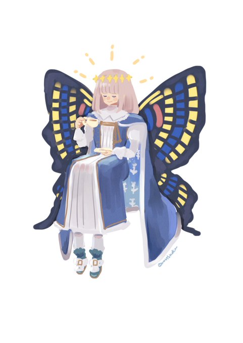 「blue cloak butterfly wings」 illustration images(Latest)