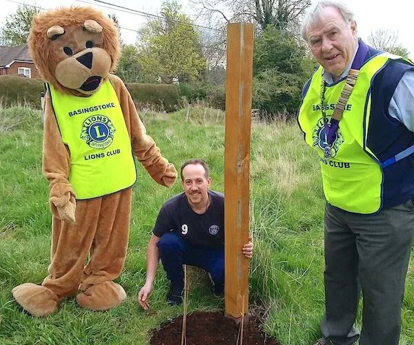 Trees of hope planted by <a href="/basingstokelion/">Basingstoke Lions</a> with support from @WoodlandTrust, part of the <a href="/QGCanopy/">The Queen's Green Canopy</a> initiative: plant a tree for the Jubilee.

buff.ly/382VIFh