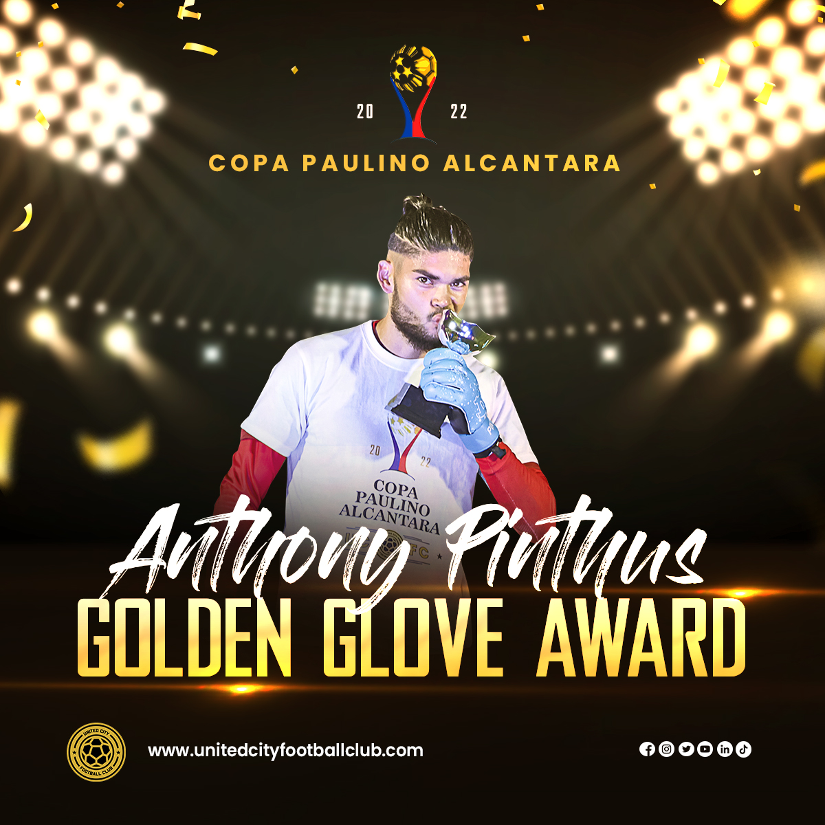 Proud Champions once again and a great feast as we went 8 games undefeated had the best defense (only allowed 4 goals) with our offense scoring 14x.

After the 2020 PFL title, we now added the 2022 Copa Paulino Alcantara trophy to our growing collection.
Also 2 awards bagged  ...