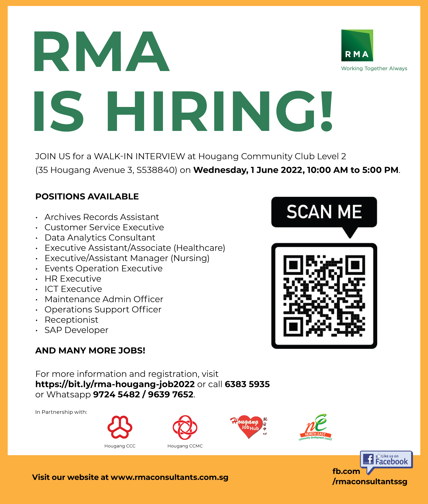 RMA Consultants_Hiring_1 June 2022 Job fair_Hougang CC