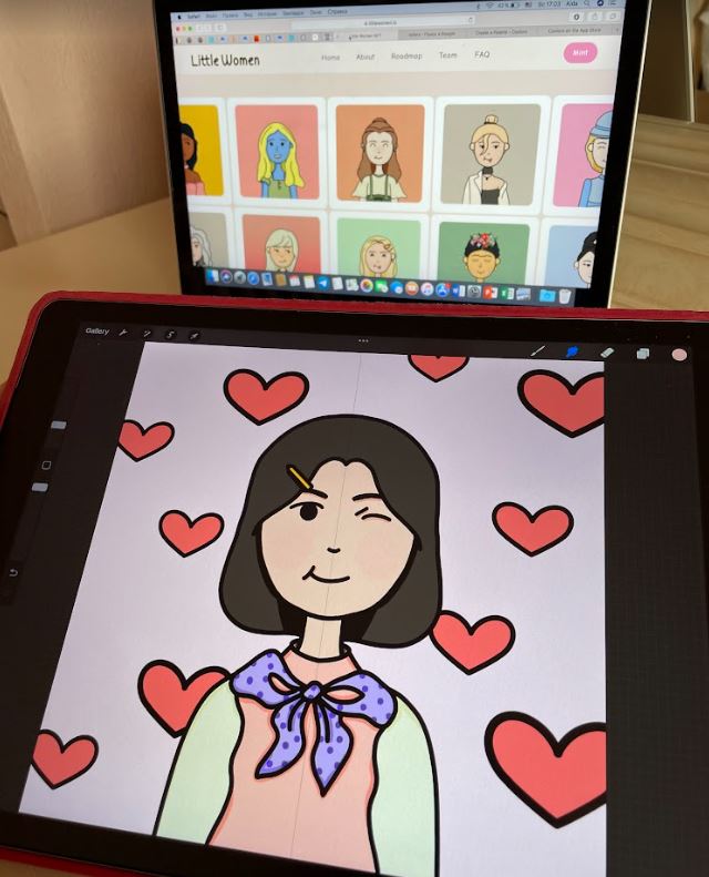 Good morning family👩‍🎨
Working on some sneak peaks for the community. They're pretty cute must I add!😉