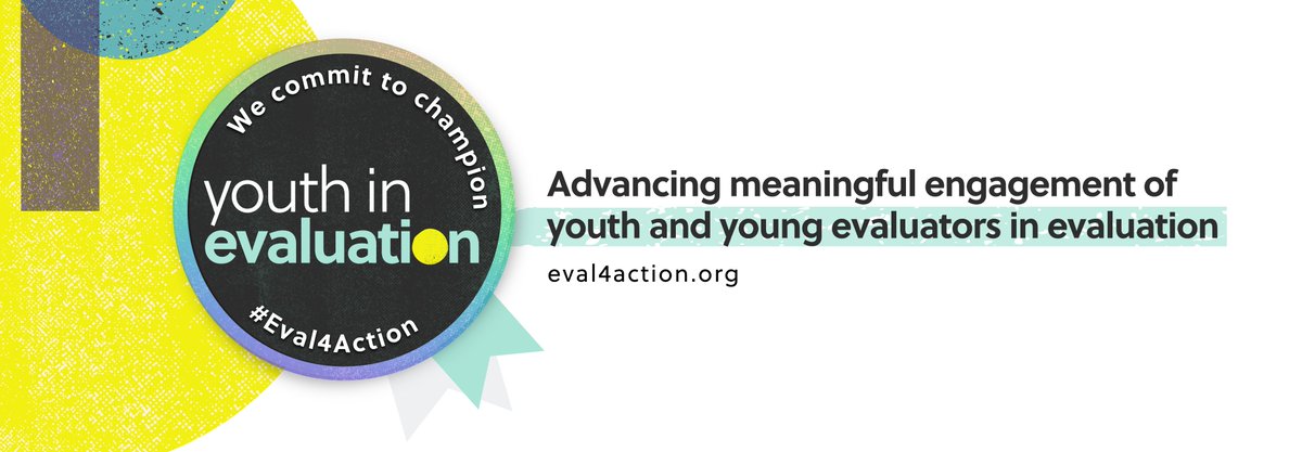 We <a href="/228Eval/">228EvalYouth</a>  are committed to championing Youth in Evaluation. #Eval4Action  🎉 🎉 🎉