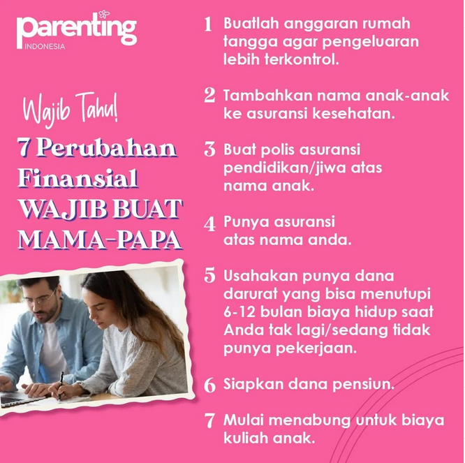 Ada banyak biaya yang Mama-Papa butuhkan sejak si kecil masih bayi dan lebih-lebih saat ia sudah memasuki usia sekolah. 
 
#keluarga #keuangan #keuangankeluarga #finansial #tipskeuangan #tipsfinansial #parenting #rumahtangga #parentingindonesia