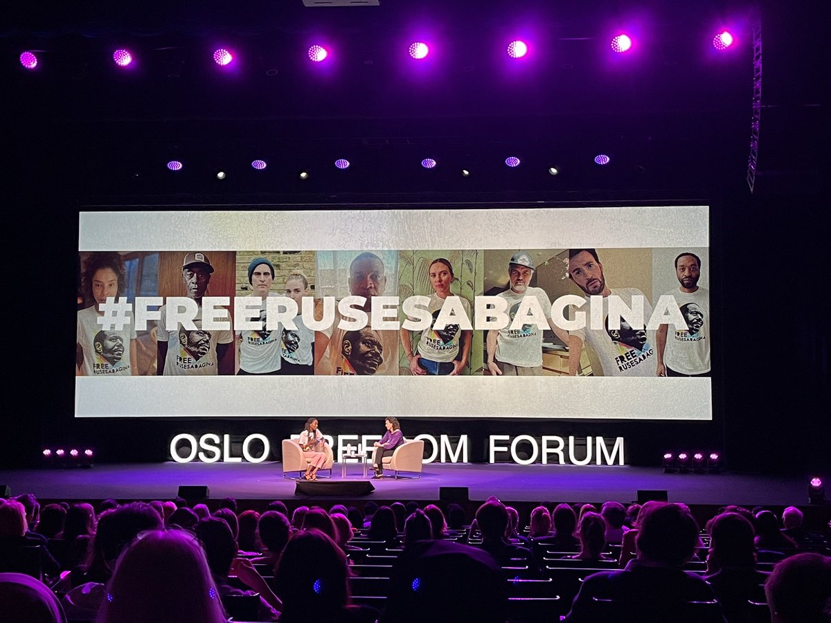 Carine Kanimba testifies about the kidnapping and torture of father by the brutal dictator Paul Kagame #FreeRusesabagina   <a href="/ckanimba/">Carine Kanimba</a> #osloFF #OsloFreedomForum
