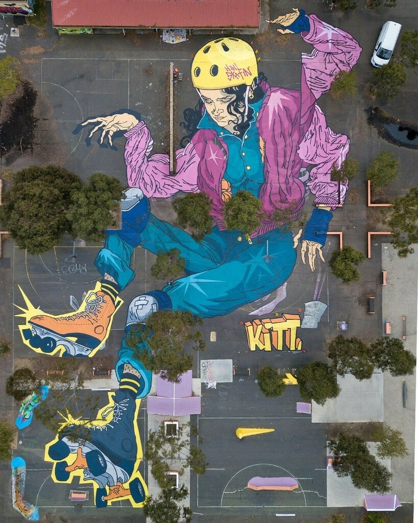 streetartUS's tweet photo. #Streetart by #KittBennett @kitt_bennett in #Melbourne, Australia
More pics at: https://t.co/MrrWp30ouO
Via @cultureforfreedom
#streetartmelbourne #streetartaustralia #australiastreetart #pavimentales #art #graffiti #murals #murales #urbanart #muralism https://t.co/6PEmxeZE0q https://t.co/P5NSU88Jdt