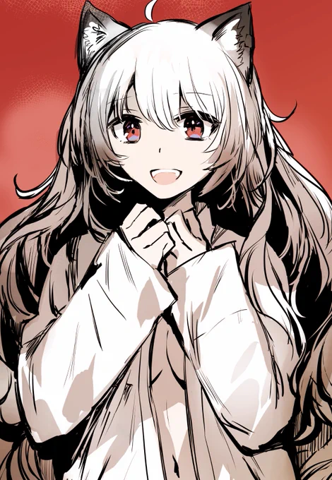 近々漫画色々出していきたいのでケモミミヒロインちゃんや主人公の可愛い姿をたくさん出したいと思います😍🥰✨
せっかくなので覚えていてくれたら嬉しいです。とりあえずこれは彼シャツですね。 