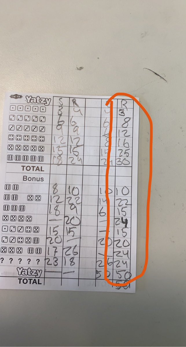 348 puntos, något slags rekord? #yatzy