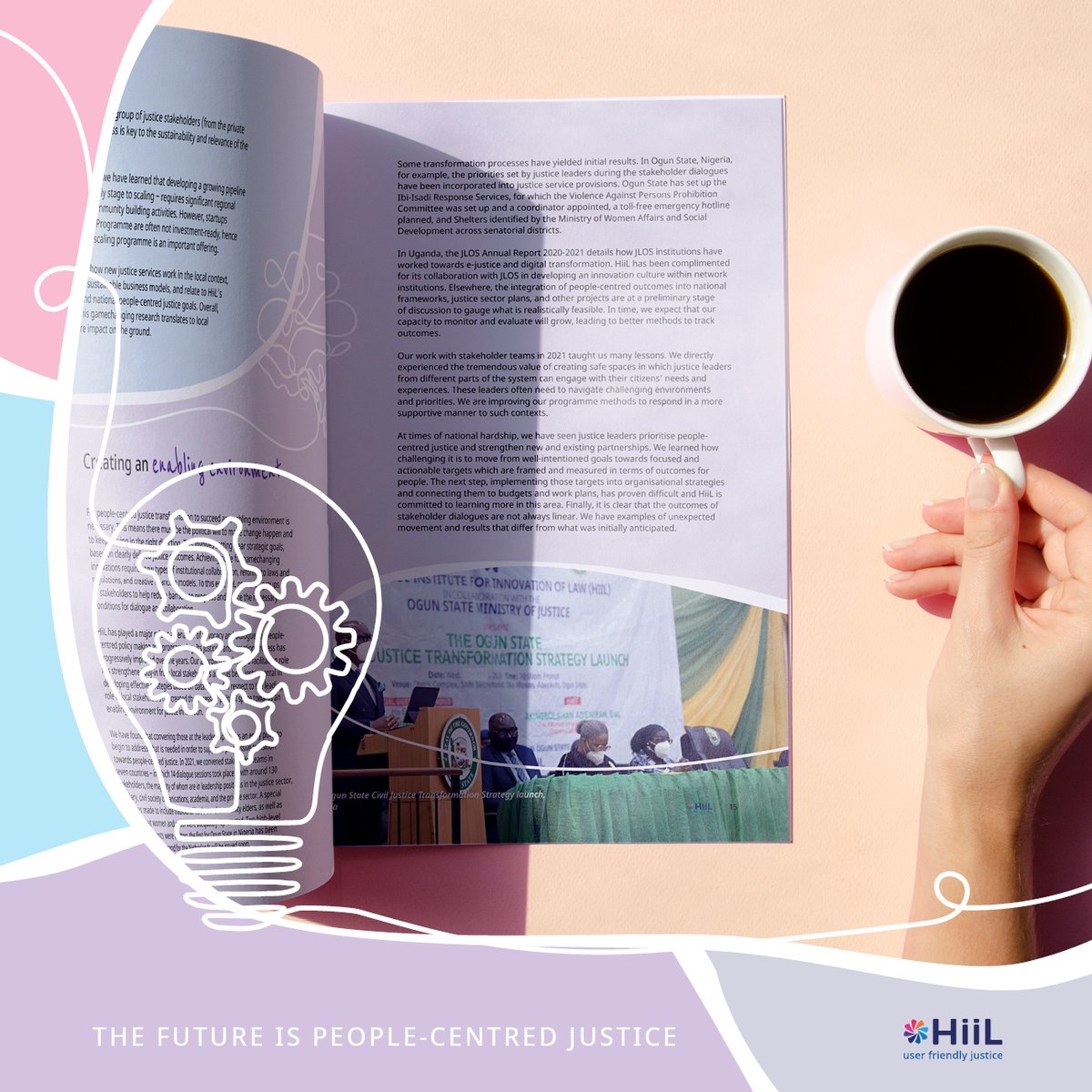 As the world continues to face a huge #JusticeGap, we made good progress in advancing #PeopleCentred #Justice in 2021. It has been a year of innovation and growth of HiiL’s programmes. Learn more about how we worked in 2021: hiil.org/news/strengthe…