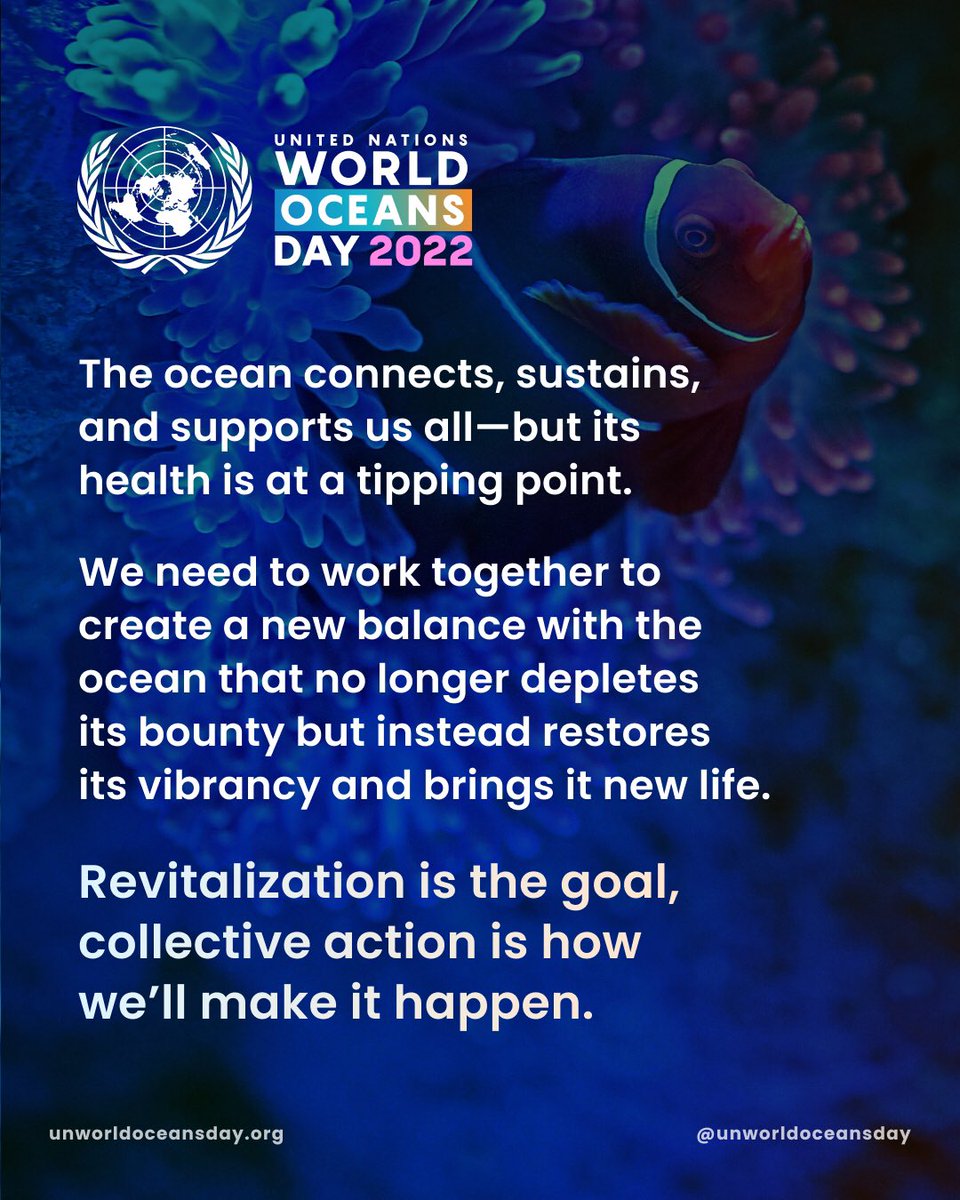 MySuraksha's tweet image. ⁠Join Suraksha virtually on 8 June 2022 as we tune in for @unworldoceansday to protect and revitalize the ocean and everything it sustains.⁠
⁠
Registration: UNWorldOceansDay.org
⁠
#unworldoceansday  #undoalos #oceanicglobal #blancpain1735, #LaMer 
#RevitalizeTheOcean