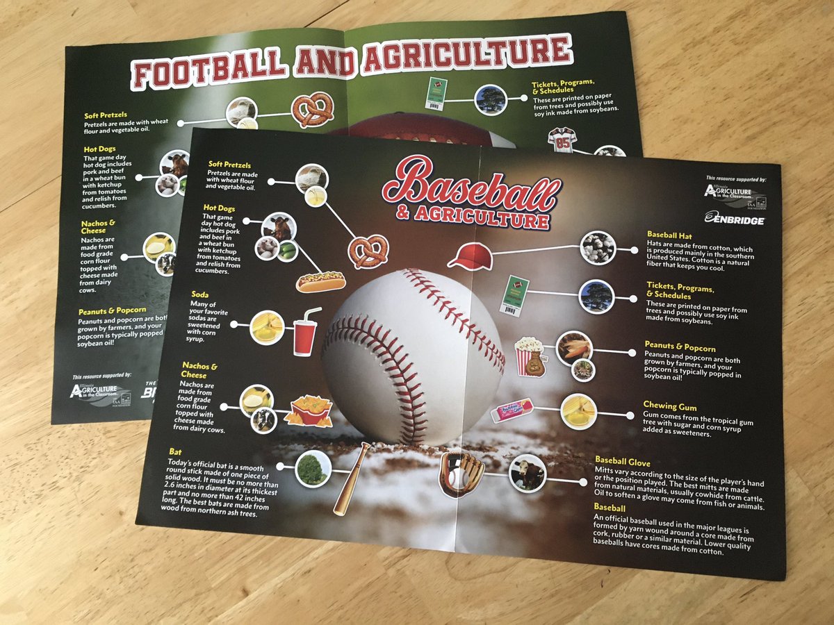 #Baseball #football &amp; #agriculture new <a href="/Ilagclass/">Illinois AITC</a> posters coming