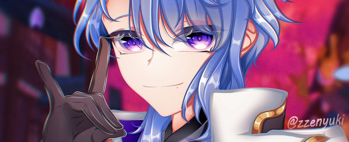 zzenyuki's tweet photo. Ayato is bantering with Yae Miko ✍️

I changed the colors of my art a little

#ayato #GenshinImpact #genshinimpactfanart #yaemiko https://t.co/FIIleFSNSO