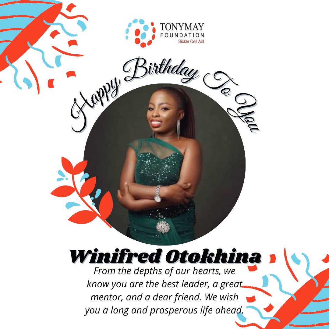 TonyMayF's tweet photo. Happy Birthday to one of our vision drivers doing great things to create awareness about Sickle Cell Disorder, and ensuring that Warriors live healthy happy lives. Congratulations on this special day, @Memej99.
#happybirthday #tonymayfoundation #may #may24 #sicklecellwarriors❤️ https://t.co/DckZp7CQOE