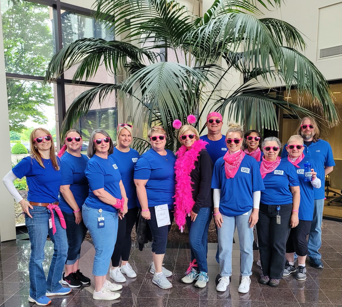 USIAffinity's tweet photo. The USI Affinity team in the Dublin, Ohio office completed their fundraising effort on May 18th. All funds will go to the Susan G. Komen “Race for the Cure”. Thank you to all who participated! #usiaffinity #usigivesback #whyusi https://t.co/6Hymn8WTeH