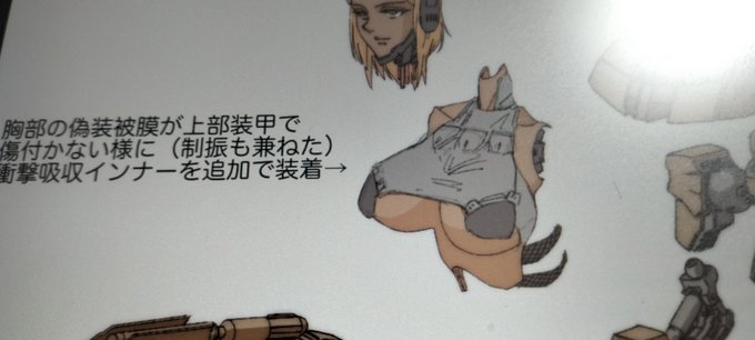 タンク・ガールさんの修整ですがボカシだと何だか寂しいので衝撃吸収インナーを装着する事にしました(遅れた上にミスして本当にスミマセンm(_ _)m) 