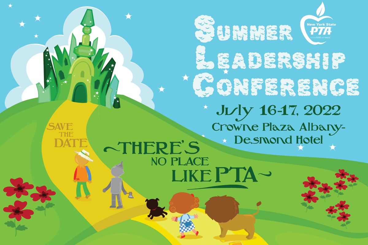 NYSPTA's tweet photo. There's No Place Like PTA this year at the Crowne Plaza Albany- Desmond Hotel, July 16-17! This year’s schedule includes: Leadership training Saturday &amp; Sunday, 24 workshop choices, 3 general sessions and much more! Click the link for Registration! https://t.co/6uWNW1jd0P https://t.co/v0LZCW8uhP