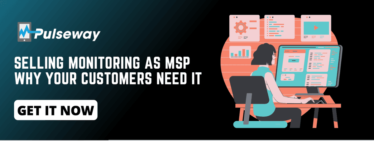 pulsewayapp's tweet image. Download Pulseway MSP Guide to 24/7 Monitoring and explain all the benefits of continual IT monitoring to your customers.

Download your guide now: ow.ly/WkK150Jfsms

#MSPGuide #ContinualITMonitoring #ITmanagement
