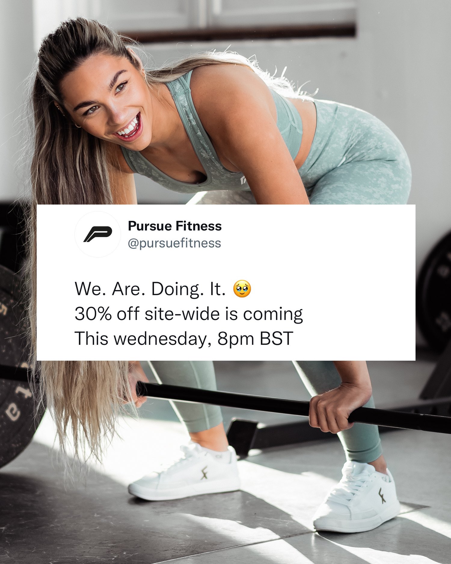 Pursue Fitness on X: wednesday, 8pm BST ⏰  / X