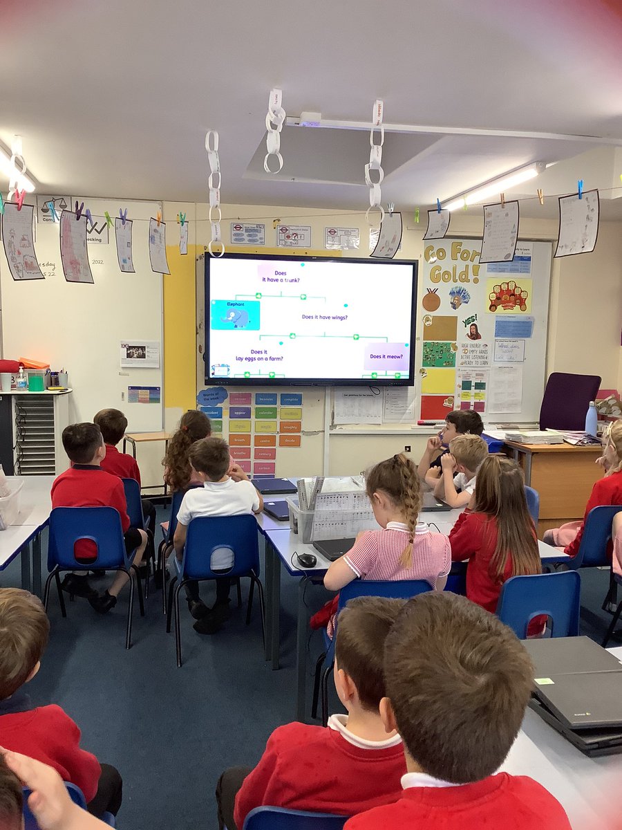 robwilkprimary's tweet photo. We’ve been learning about branching databases in Year 3. We had great fun and the children produced some great work! #rwpaY3. #rwpaComputing https://t.co/60ZVuLI9Ax
