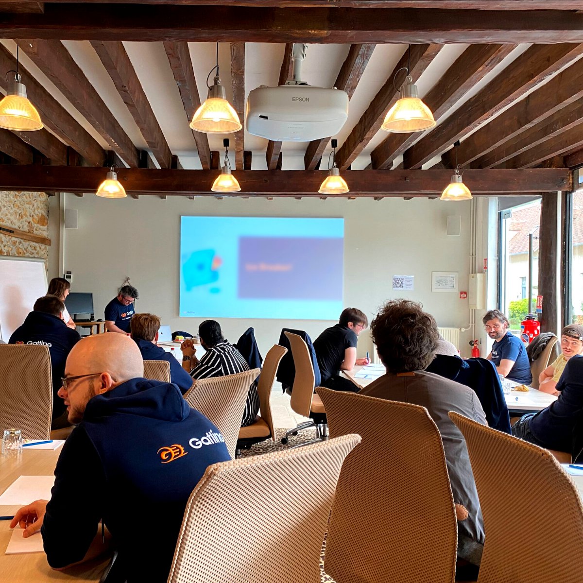 GatlingTool's tweet image. Seminar day for the Gatling crew, led by our CTO @slandelle and CEO @phpillet. 
No codelabs prepared today for the #GatlingCorp, but that doesn’t mean we won’t have speed challenges 🚀

#LoadTesting #Javatech #Techteam