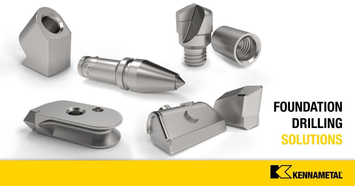 We're on a mission to equip your foundation drill with a powerful cutting system that's ideal for your unique environment and application!

Explore Kennametal #tooling and wear solutions for your foundation #drill in the latest Wear Protection Advisor: okt.to/KAqOPg