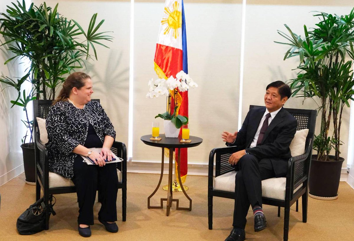 bongbongmarcos's tweet photo. As we look to intensify the cooperation and engagement between our two nations across a wide range of issues, we hope to pursue our shared interests on inclusive economic growth, security, and our continuing fight against the COVID-19 pandemic. https://t.co/kX0zU7eC4h