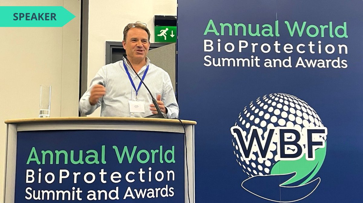 WBForum_'s tweet photo. Our Speaker Simon Elsworth is speaking on Unlocking the commercial value of Biologicals through industry partnerships and acquisitions at Annual World BioProtection Summit & Awards 2022
#wbfsummit #AWBSA2022 #biosummit22 #biopesticideRR #wbawards @SyngentaCropsUK @SyngentaUK https://t.co/TI11zPv0E3