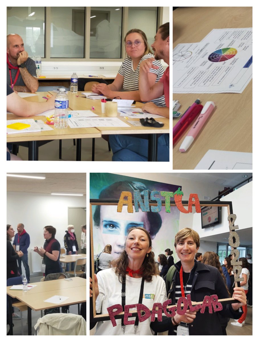 #Pedagolab2022 <a href="/ANSTIAofficiel/">ANSTIAofficiel</a> ça travaille fort pour repenser les offres de formations (pédagogie et numérique) proposées aux enseignants du supérieur 😃 Se renouveler et partager nos expériences ♥️
<a href="/ScPoBx/">Sciences Po Bordeaux</a> est sur place ! Dans l'organisation comme dans les participants 😉