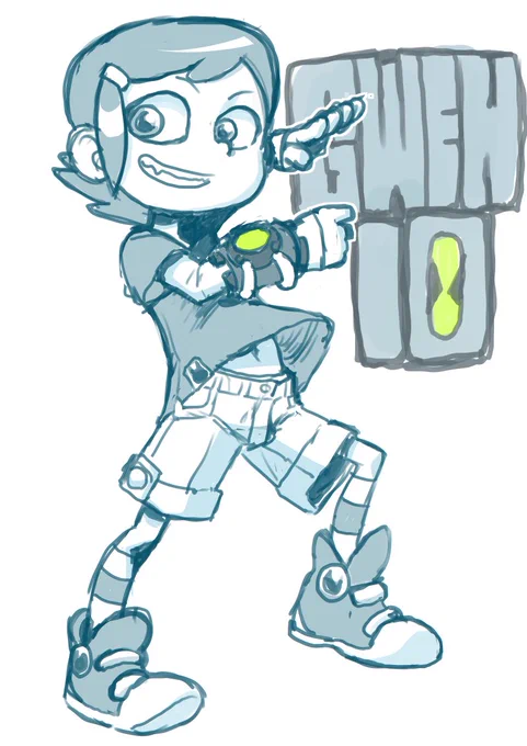今日のTwitch配信で描いたリクエスト絵です❶ 