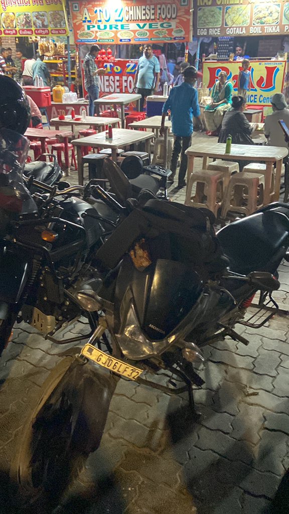 hinduyoddha22's tweet photo. Please take action at hawking zone near Faculty of Fine arts as blocking parking space as well as walking place by putting Tables which are not allowed in here.
@keyurrokadia @VMCVadodara @CommissionerVmc @Shamsher_IPS @Vadcitypolice @ourvadodara @MyVadodara @cp_traffic_vad https://t.co/kIX18iwXvT